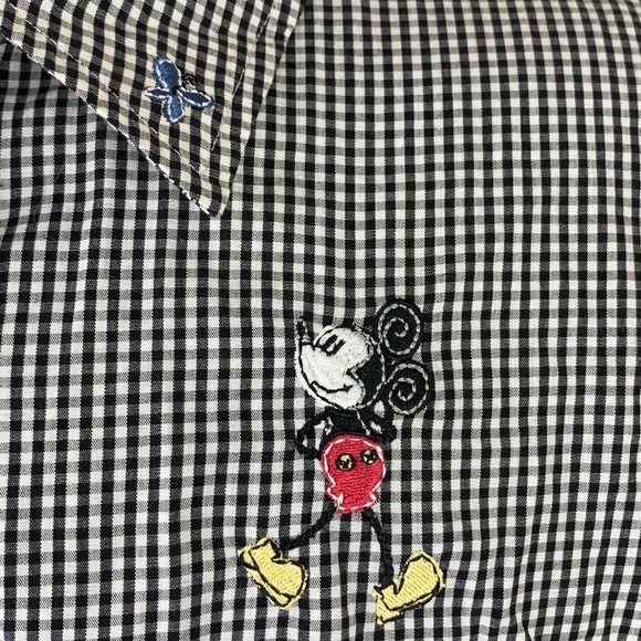 Vintage 90’s Disney Mickey Mouse Button Up Shirt - Picture 4 of 9